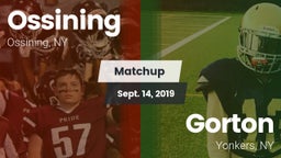 Matchup: Ossining vs. Gorton  2019