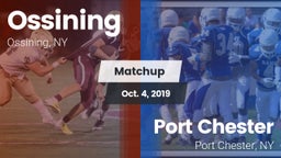 Matchup: Ossining vs. Port Chester  2019