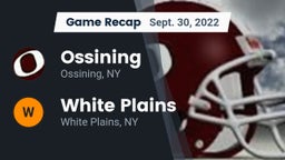 Recap: Ossining  vs. White Plains  2022
