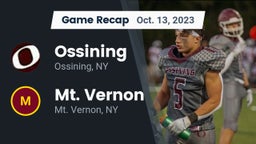 Recap: Ossining  vs. Mt. Vernon  2023
