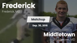 Matchup: Frederick vs. Middletown  2016