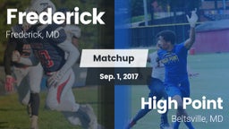 Matchup: Frederick vs. High Point  2017