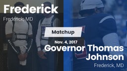 Matchup: Frederick vs. Governor Thomas Johnson  2017