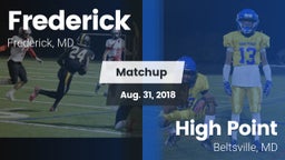 Matchup: Frederick vs. High Point  2018