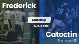Matchup: Frederick vs. Catoctin  2018