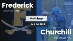 Matchup: Frederick vs. Churchill  2018