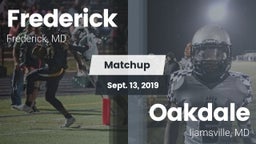 Matchup: Frederick vs. Oakdale  2019