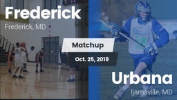 Matchup: Frederick vs. Urbana  2019