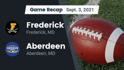 Recap: Frederick  vs. Aberdeen  2021