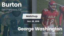 Matchup: Burton vs. George Washington  2016