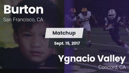 Matchup: Burton vs. Ygnacio Valley  2017