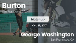 Matchup: Burton vs. George Washington   2017