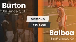 Matchup: Burton vs. Balboa  2017