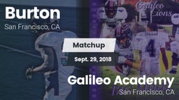 Matchup: Burton vs. Galileo Academy 2018