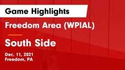Freedom Area  (WPIAL) vs South Side  Game Highlights - Dec. 11, 2021
