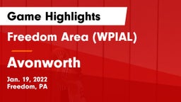 Freedom Area  (WPIAL) vs Avonworth  Game Highlights - Jan. 19, 2022