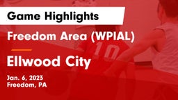 Freedom Area  (WPIAL) vs Ellwood City  Game Highlights - Jan. 6, 2023
