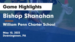 Bishop Shanahan  vs William Penn Charter School Game Highlights - May 10, 2023
