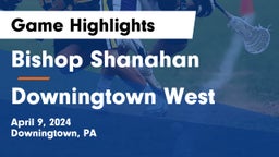 Bishop Shanahan  vs Downingtown West  Game Highlights - April 9, 2024