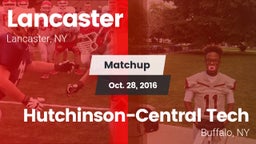 Matchup: Lancaster vs. Hutchinson-Central Tech  2016