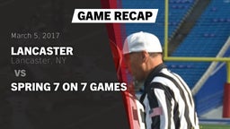 Recap: Lancaster  vs. Spring 7 on 7 Games 2017