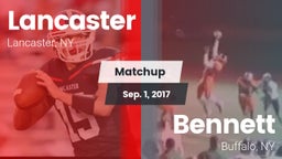Matchup: Lancaster vs. Bennett  2017