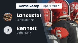 Recap: Lancaster  vs. Bennett  2017