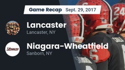 Recap: Lancaster  vs. Niagara-Wheatfield  2017