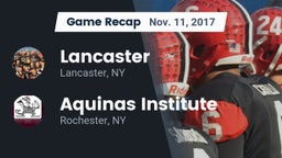 Recap: Lancaster  vs. Aquinas Institute  2017