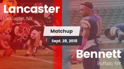 Matchup: Lancaster vs. Bennett  2018