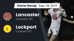 Recap: Lancaster  vs. Lockport  2019