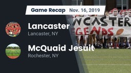 Recap: Lancaster  vs. McQuaid Jesuit  2019