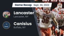Recap: Lancaster  vs. Canisius  2022