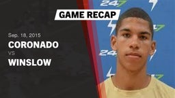 Recap: Coronado  vs. Winslow  2015