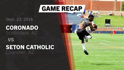 Recap: Coronado  vs. Seton Catholic  2016