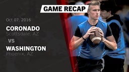 Recap: Coronado  vs. Washington  2016