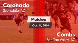 Matchup: Coronado vs. Combs  2016