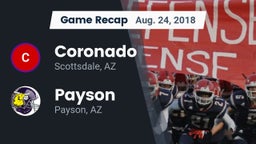 Recap: Coronado  vs. Payson  2018