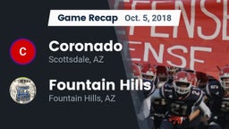 Recap: Coronado  vs. Fountain Hills  2018