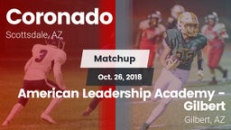 Matchup: Coronado vs. American Leadership Academy - Gilbert  2018