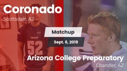 Matchup: Coronado vs. Arizona College Preparatory  2019