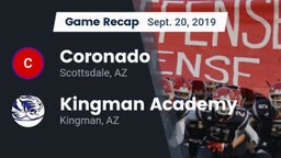 Recap: Coronado  vs. Kingman Academy  2019