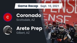 Recap: Coronado  vs. Arete Prep 2021