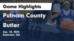 Putnam County  vs Butler  Game Highlights - Jan. 18, 2022