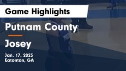 Putnam County  vs Josey  Game Highlights - Jan. 17, 2023