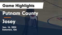 Putnam County  vs Josey  Game Highlights - Jan. 16, 2024