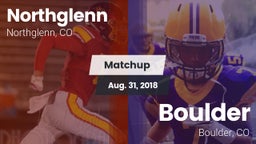 Matchup: Northglenn vs. Boulder  2018
