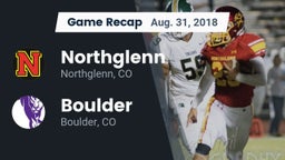 Recap: Northglenn  vs. Boulder  2018