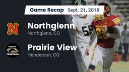 Recap: Northglenn  vs. Prairie View  2018