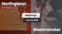Matchup: Northglenn vs. Westminster 2019